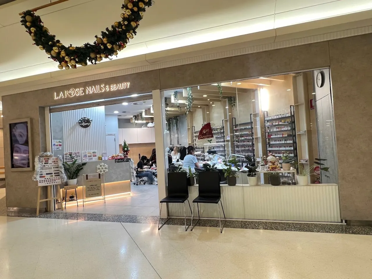 Larose Nails & Beauty shopfront inside Thornleigh Marketplace
